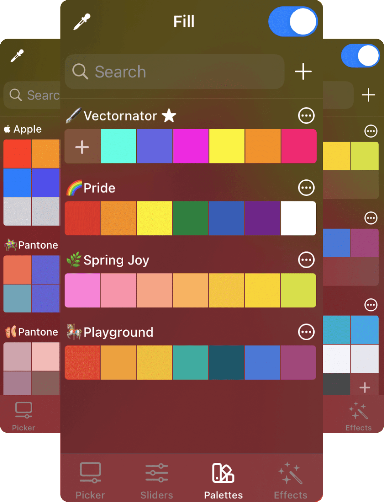 Analoge farver for designere